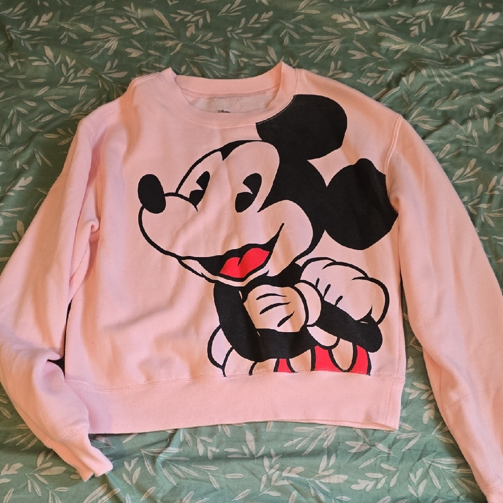 Pink Mickey Mouse Sweatshirt